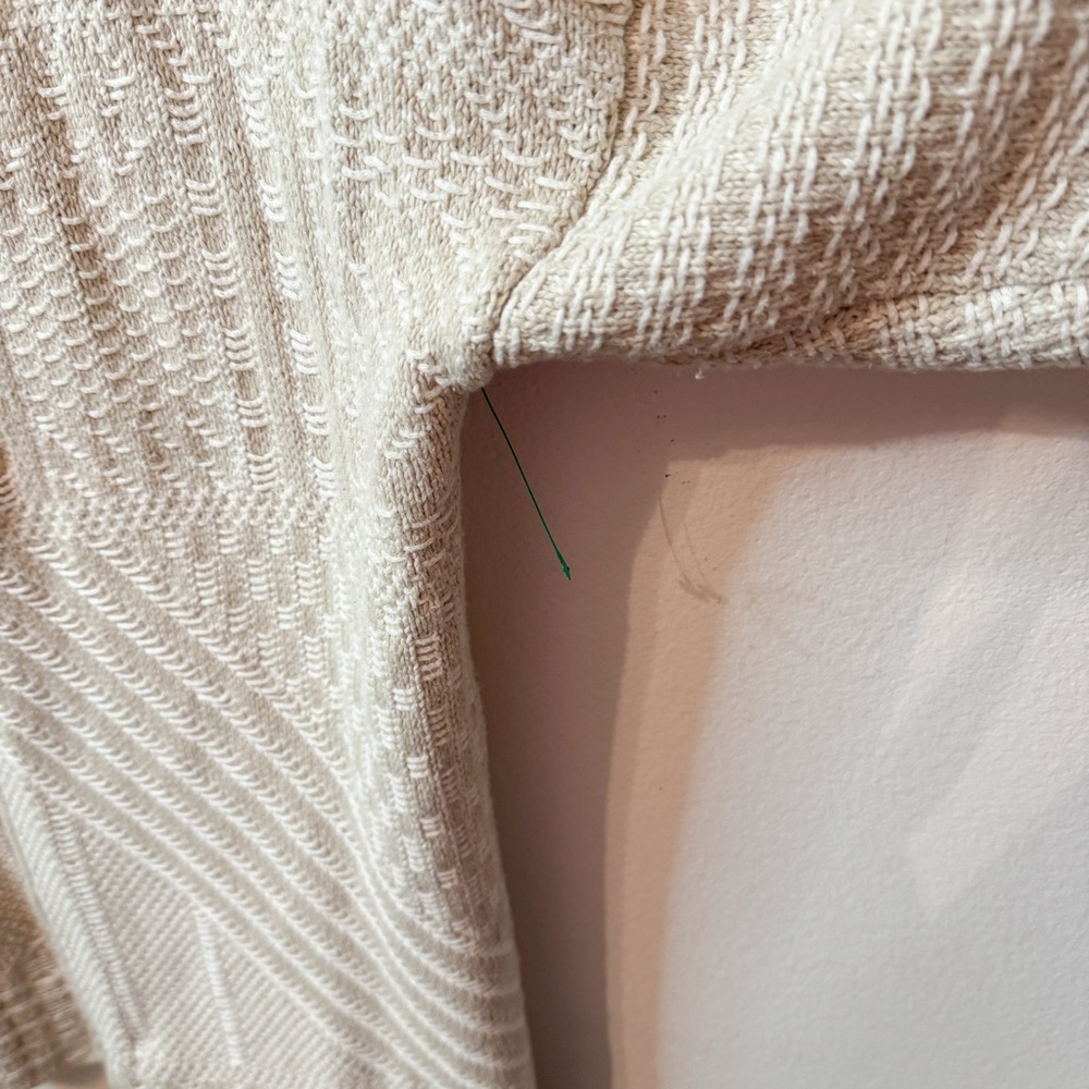 Simons Icône Cotton Textured Cardigan Boho Open Knit - Picture 5 of 6